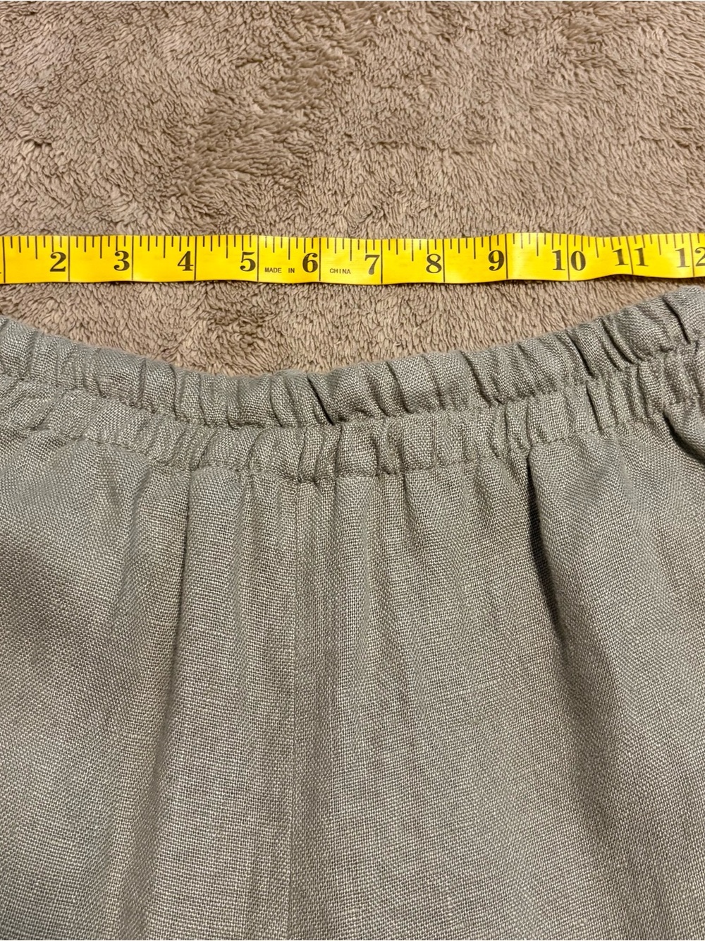 Zara 2-Piece Co-Ord Set Belted Vest Waistcoat S Wide Leg Pant Sage Size XS - Picture 14 of 14
